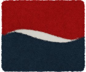 BATEX GELO - Koupelnová předložka červená Rozměr: 50x60 cm