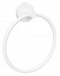 Sapho X-ROUND WHITE držák ručníků kruh, bílá (XR411W)