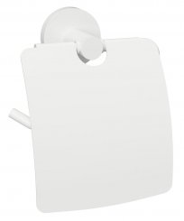 Sapho X-ROUND WHITE držák toaletního papíru s krytem, bílá (XR732W)