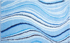 Grund VELA modrá 60 x 100 cm, koupelnová předložka