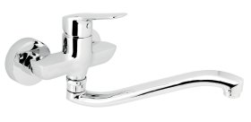 Novaservis Dřezová umyvadlová baterie 100 mm Metalia 54 ECO, chrom (54074,0E)