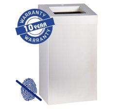 Merida KSM178 - Koš otevřený STELLA - 45 l, nerez mat s povrchovou úpravou AFP