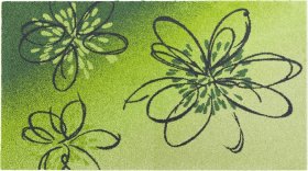 GRUND LUSIA - Koupelnová předložka zelená Rozměr: 70x120 cm