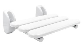 Ridder HANDICAP sklopné sedátko do sprchového koutu, 36x25cm, bílá (A140101) Sapho