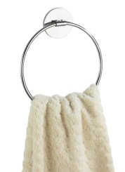 WENKO věšák na ručníky BEZ VRTÁNÍ TurboLoc chrom 20x17x2 cm