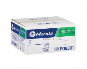 Merida POB301 - Toaletní papír bez dutinky OPTIMUM bílý, prům. 12 cm, délka 85 m, 2- vrst /karton 18