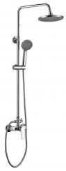Bruckner BARON sprchový sloup s pákovou baterií, chrom (612.139.1)