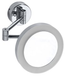 Sapho X-ROUND kosmetické zrcátko závěsné LED, Ø 200mm, chrom (XR016)