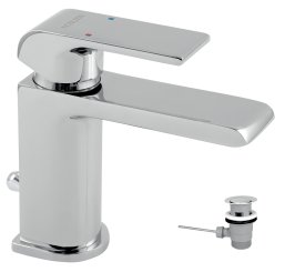 Novaservis Umyvadlová baterie s výpustí SHARP chrom (37001,0)