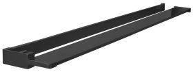Sapho Police zkracovatelná na Walk-in zástěnu 60-140 cm, černá mat (EG1425)