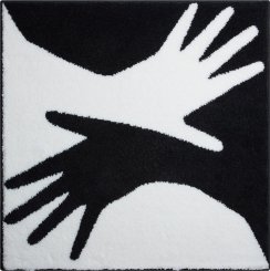 GRUND BODY bílá 90x90 cm