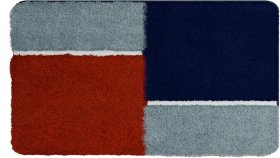 BATEX ENEMA - Koupelnová předložka červeno-modrá Rozměr: 70x120 cm