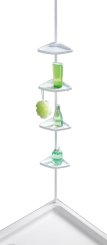 WENKO Teleskopický sprchový kout EASY bílý, z3208010100