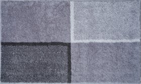 GRUND DIVISO šedá 70x120 cm, koupelnová předložka