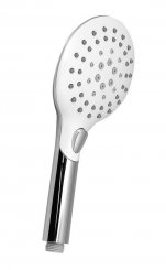 Sapho Ruční sprcha s tlačítkem, 6 režimů sprchování, průměr 120mm, ABS/chrom/bílá (1204-20)