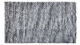 LineaDue PUNTO - Koupelnová předložka světle šedá Rozměr: 70x120 cm