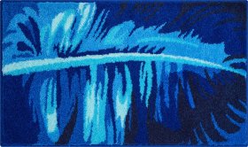 Grund TROPICAL modrá 60 x 100 cm, koupelnová předložka