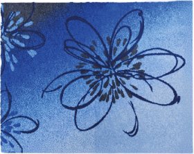 GRUND LUSIA - Koupelnová předložka modrá Rozměr: 50x60 cm