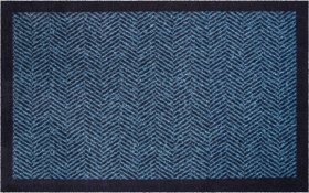 GRUND Rohožka do domácnosti HERRINGBONE modrá Rozměr: 75x120
