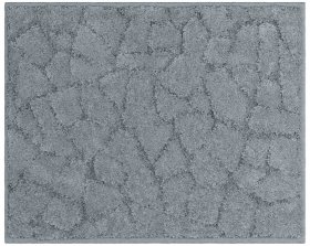 LineaDue TERAZZO - Koupelnová předložka antracitová Rozměr: 40x50 cm