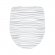 Eisl Sanitär WC prkénko Duroplast Soft Close White Wave High Gloss 82584