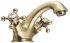 Sapho ANTEA stojánková umyvadlová baterie s výpustí, bronz (3176)