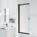 Hopa Vanová zástěna EASY SLIDE BLACK NEW (BCEASL100BCN)
