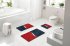 BATEX GELO - Koupelnová předložka červená Rozměr: 60x100 cm