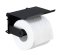 WENKO Držák WC papíru s poličkou BEZ VRTÁNÍ Classic Plus černý 22x14x18 cm