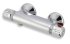 Novaservis Sprchová termostatická baterie 120 mm Aquamat chrom (2664/1,0)