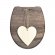 Eisl Sanitär WOOD HEART 82377, Wc sedátko, duroplast, soft close