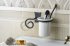 Sapho REBECCA WC štětka na postavení, keramika, černá mat (CC010)