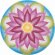 GRUND Mandala předložka POROZUMĚNÍ fialová kruh 80 cm, DOPRAVA ZDARMA