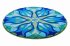 GRUND Mandala předložka TICHÁ ZÁŘ modrozelená Typ: kruh 80 cm