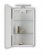 Jokey TORIN Zrcadlová skříňka (galerka) - bílá, zrcadlové sklopné boky