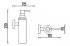 Nimco Unix Dávkovač tekutého mýdla, pumpička plast (UN 13031MN-26)
