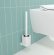 Nimco MAYA BÍLÁ Toaletní WC kartáč s hranatou rukojetí (MAB 29094CN-HR-05)
