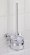 WENKO WC souprava BEZ VRTÁNÍ PowerLoc SION chrom 13x38x14,5 cm, z17835100