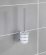 WENKO WC štětka BEZ VRTÁNÍ Classic kovově lesklá 37x10x12 cm