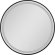 Hopa Zrcadlo s LED osvětlením TANNA BLACK (OLNZTAN70B)