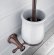 Nimco LADA Toaletní WC kartáč retro s keramickou nádobou (LA 19094K-80)