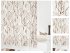 Ridder 32618 Sprchový závěs LEAVES 180 x 200 cm, PVC - hnědý dekor