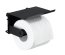 WENKO Držák WC papíru s poličkou BEZ VRTÁNÍ Classic Plus černý 22x14x18 cm