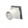 Hopa Axiální ventilátory na zeď či do stropu E100 GTH, HYGRO, s časovačem, sklo bílé (CATA00900200)