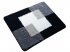 Ridder COINS 7103807 Protiskluzová koupelnová předložka 55 x 50 cm - šedá