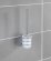 WENKO WC štětka BEZ VRTÁNÍ Classic kovově lesklá 37x10x12 cm