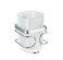 WENKO WC štětka BEZ VRTÁNÍ Premium kovově lesklá 12x8x9 cm