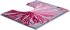 GRUND ART - Koupelnová předložka růžově šedá Rozměr: 50x60 cm s výřezem pro WC