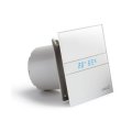 Sapho E-100 GTH koupelnový ventilátor axiální s automatem, 4W/8W, potrubí 100mm, bílá (00900200)