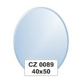 Ellux Zrcadlo oválné s fazetou FBS CZ - 0089 (rozměr 40*50cm)